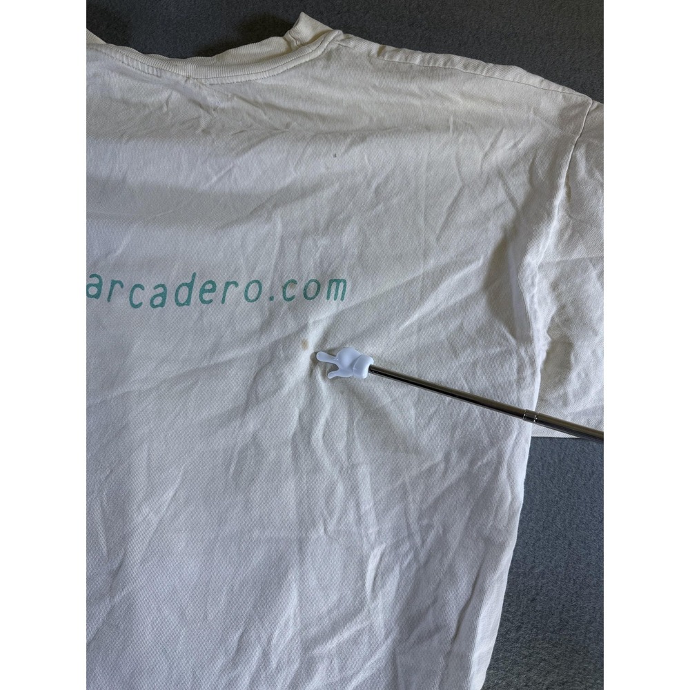 Embarcadero Technologies Shirt Mens Large White Another Late Night Graphic - Picture 7 of 9